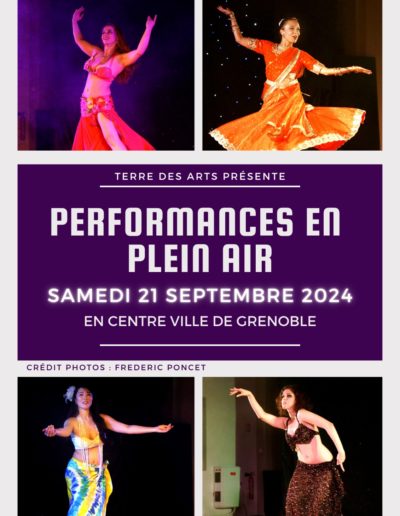 Performance en plein air 21 septembre terre des arts - grenoble