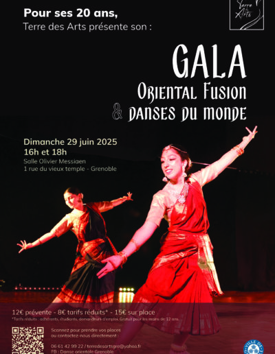 Gala Oriental Fusion & Danses du monde - Terre des Arts 20 ans - 29 Juin 2025