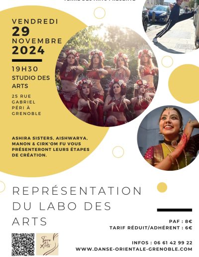Représentation du Labo des Arts - 29 Novembre 2024