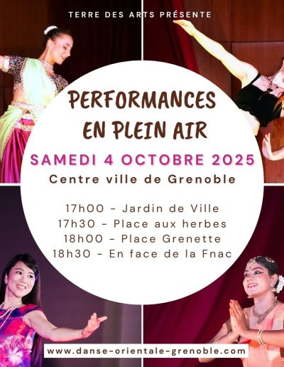 Performances en Plein Air - Centre Ville de Grenoble - Manon, Laureline, Molly & Aishwary - 4 Octobre 2025
