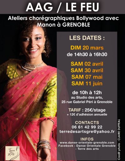 AAG Le Feu - Ateliers chorégraphiques Bollywood Manon 2022