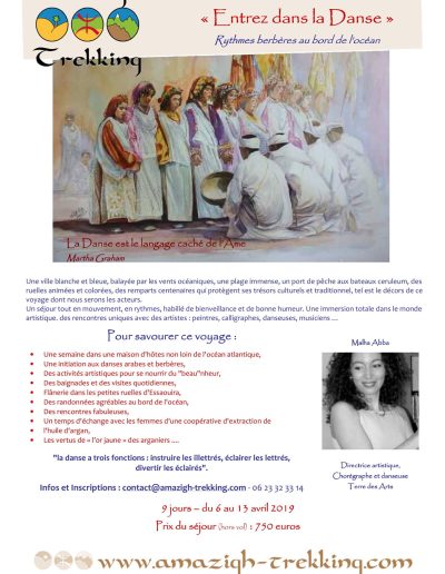 Amazigh Trekking - Malha Abba - 6 au 13 Avril 2019