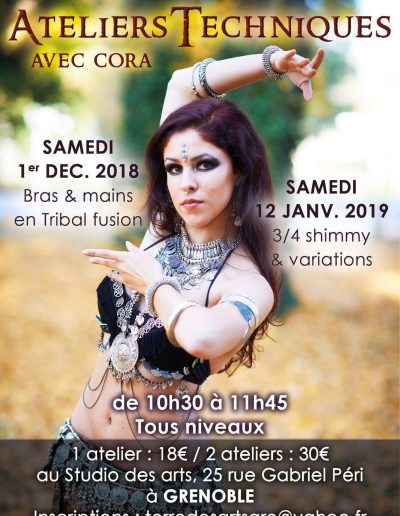 Ateliers Techniques Cora Dec 2018 - Janv 2019