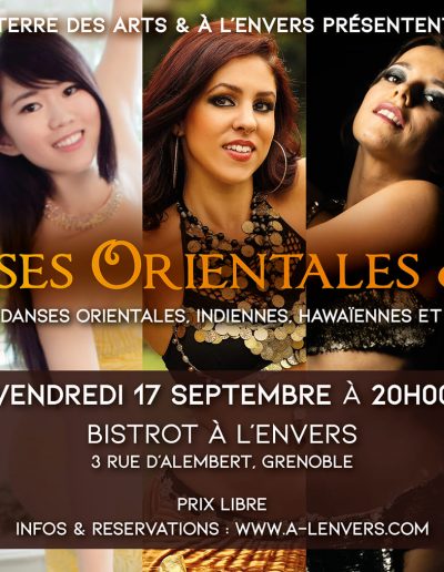 Danses Orientales & Cie - Spectacles - Vendredi 17 Septembre 2021 - Birstrot à L'Envers