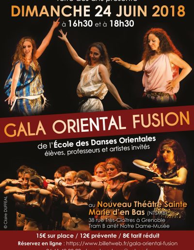 Gala Orientale Fusion 2018 - Flyer