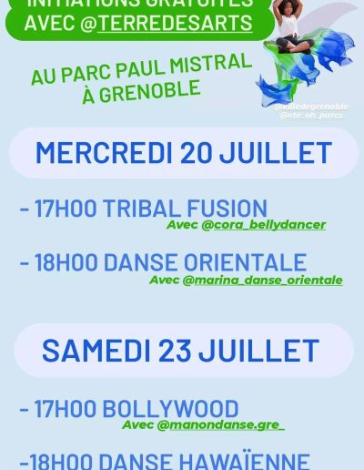 L'été Oh Parcs 2022 - Initiations Gratuites - Parc Paul Mistral