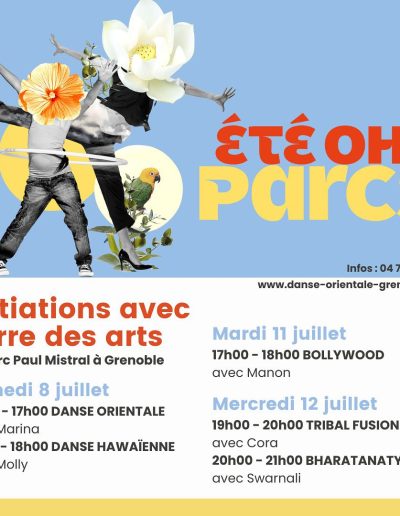 L'été Oh Parcs 2023 - Initiations avec Terre des Arts - Parc Paul Mistral