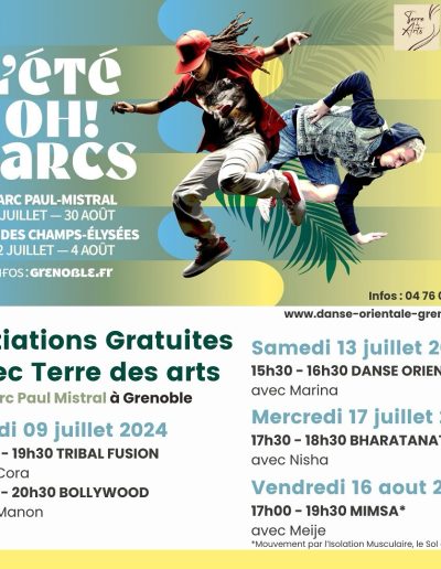 L'été Oh! Parcs - Initiations Gratuites avec terre des arts
