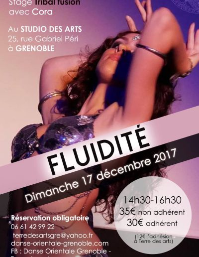 Stage Tribal Fusion - Fluidité Cora - 17 Décembre 2017