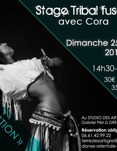 Stage Tribal Fusion - Reconnection Cora Tous niveaux -Dimanche 25 Septembre 2016