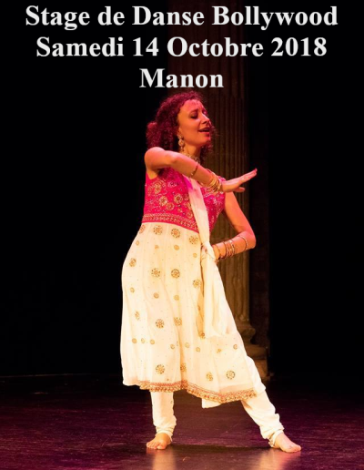 Stage de Danse Bollywood - Samedi 14 Octobre 2018 - Manon
