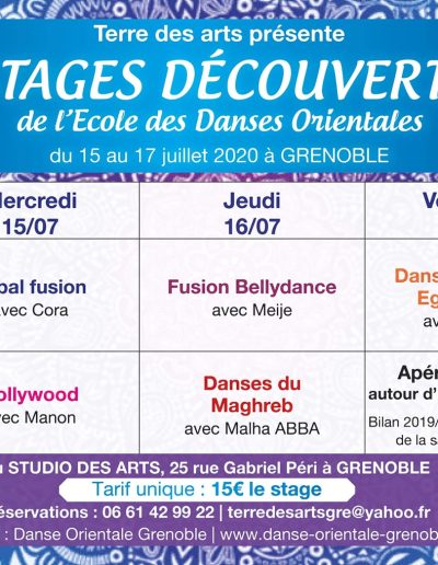 Stages Découverte 2020
