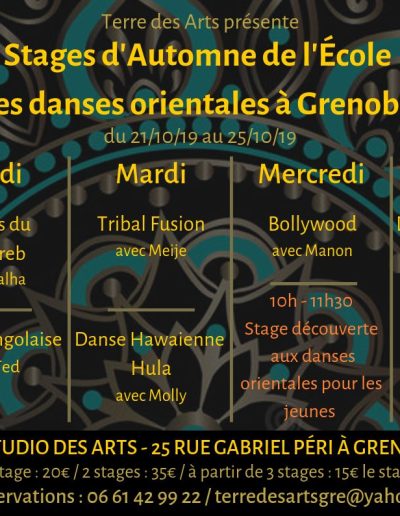 Stages d'Automne 2019