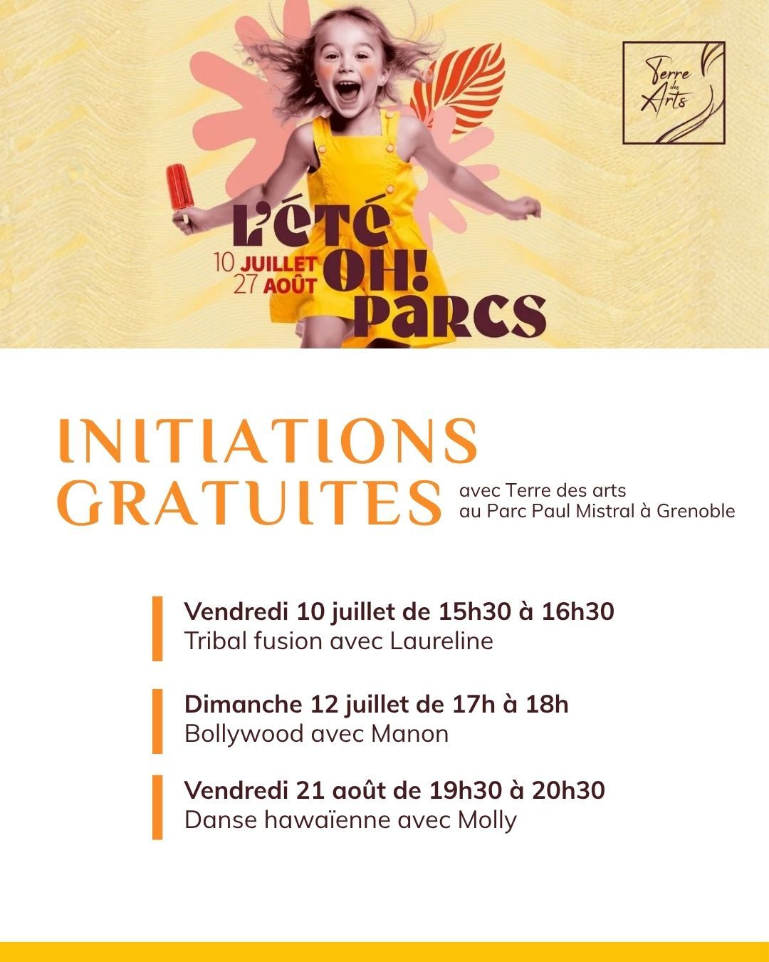 Initiations Gratuites au Parc 2026